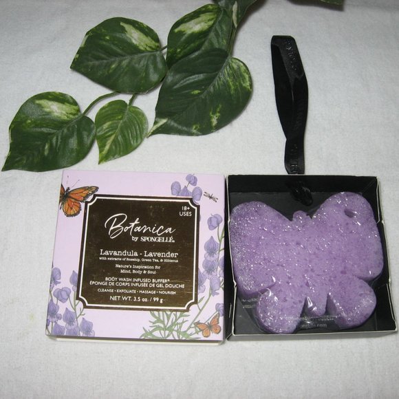 Botanica By Spongelle Lavender Body Wash Infused Buffer Sealed NIB - Picture 5 of 5